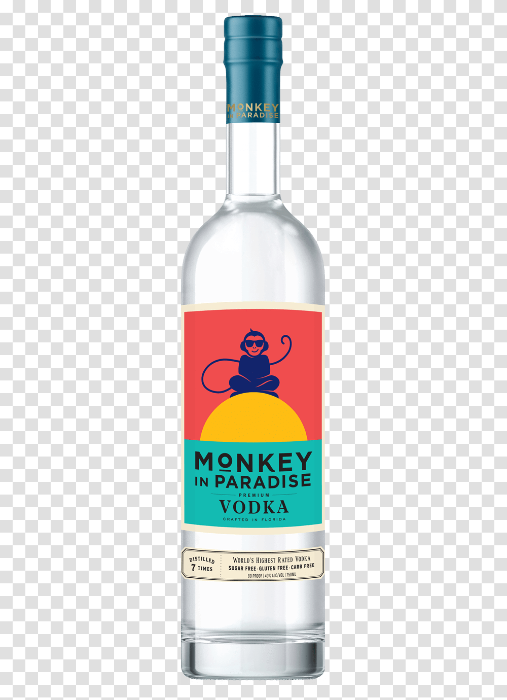 Monkey In Paradise Vodka Price, Bottle, Angry Birds Transparent Png