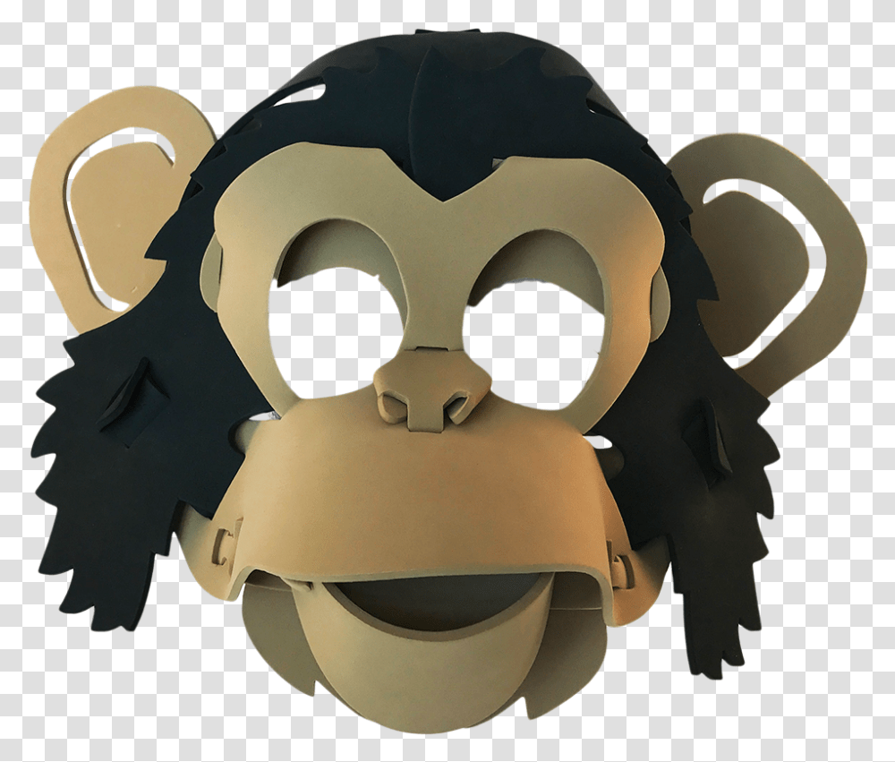 Monkey Mask, Helmet, Apparel Transparent Png