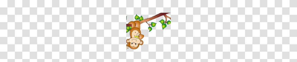 Monkey On A Vine Cartoon Clip Art Classroom Decor, Plant, Tree, Rattle, Green Transparent Png