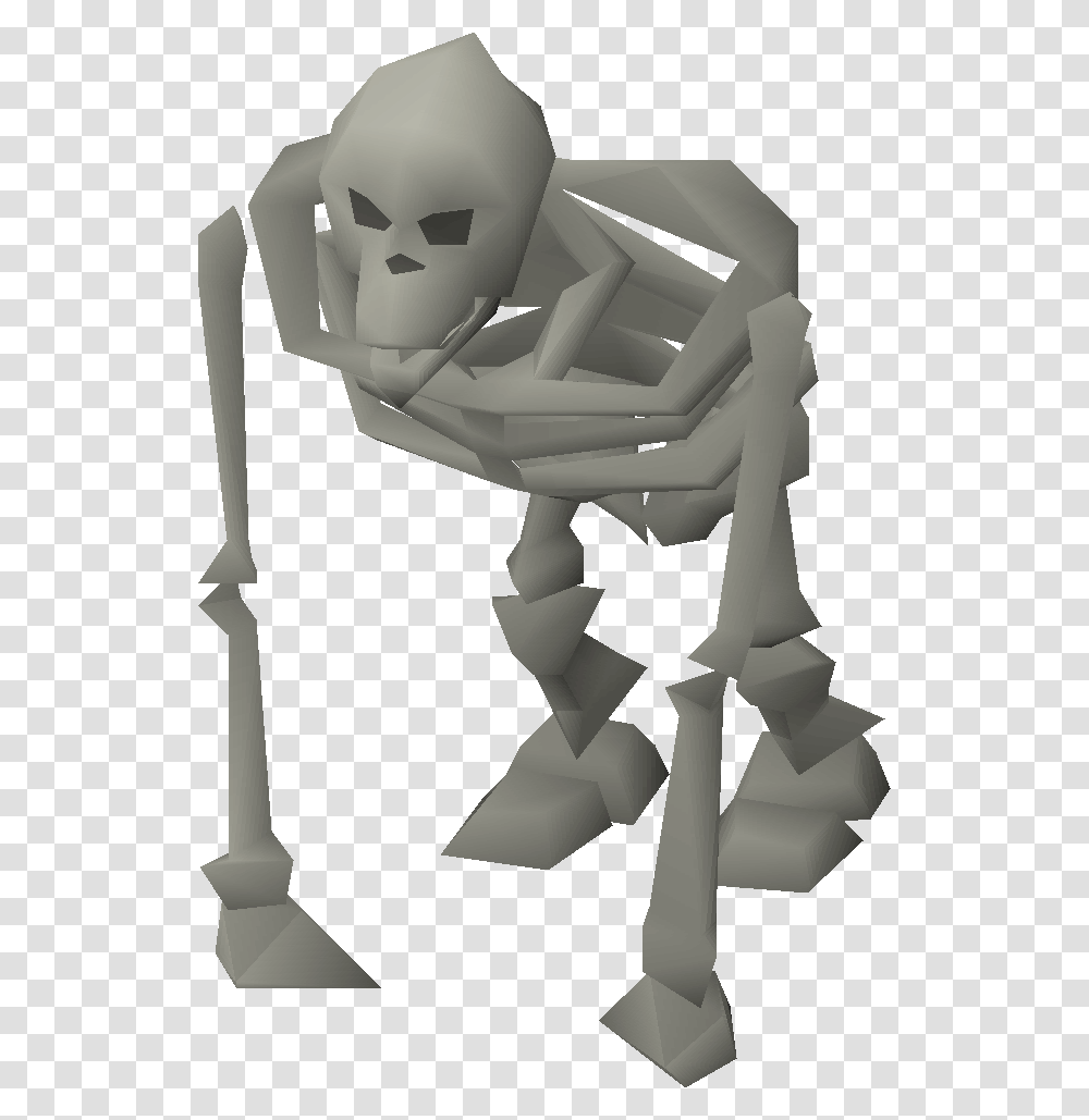 Monkey Skeleton Gif Runescape, Toy, Robot, Statue Transparent Png