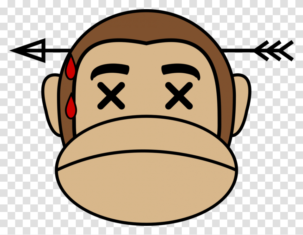 Monkey Smiley Emoticon Ape, Head, Face, Lamp Transparent Png