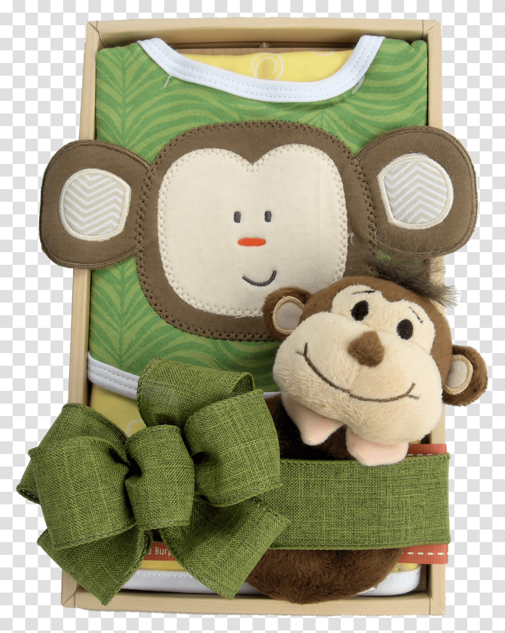 Monkey Themed Baby Set Plush, Toy, Cushion, Pillow, Animal Transparent Png