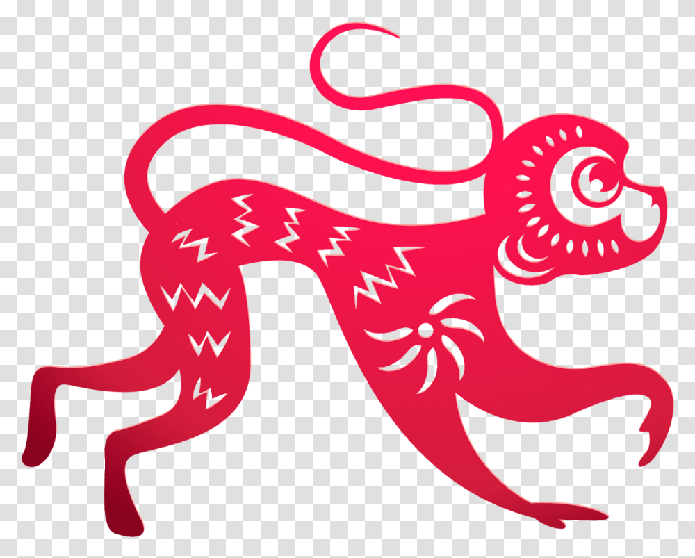 Monkey Vector Free Chinese Zodiac Monkey, Animal, Pattern, Antelope, Wildlife Transparent Png