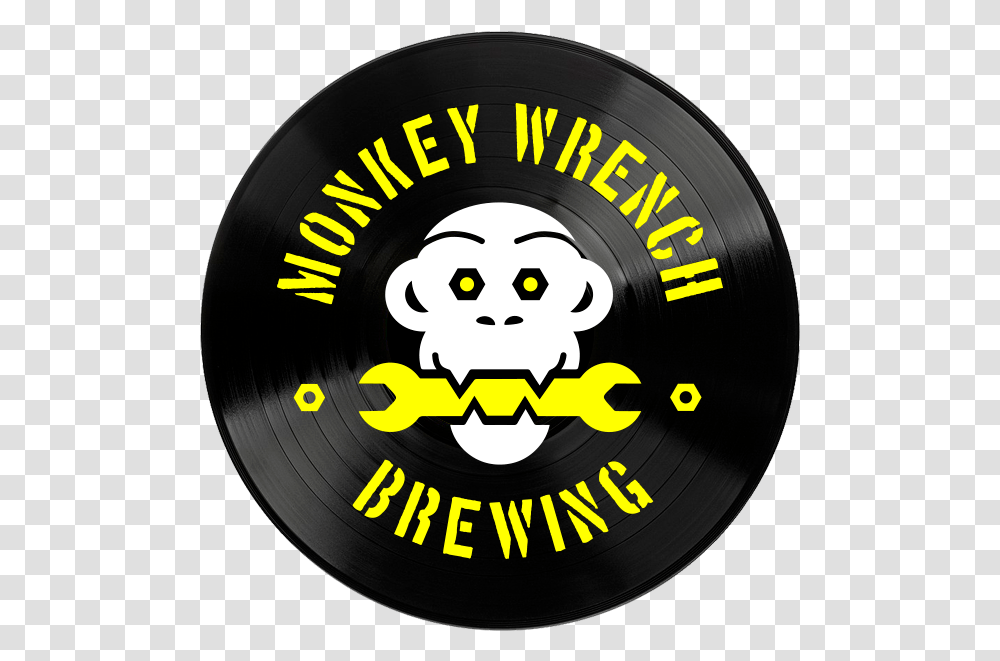 Monkey Wrench Brewing Company Llc Circle, Label, Text, Logo, Symbol Transparent Png