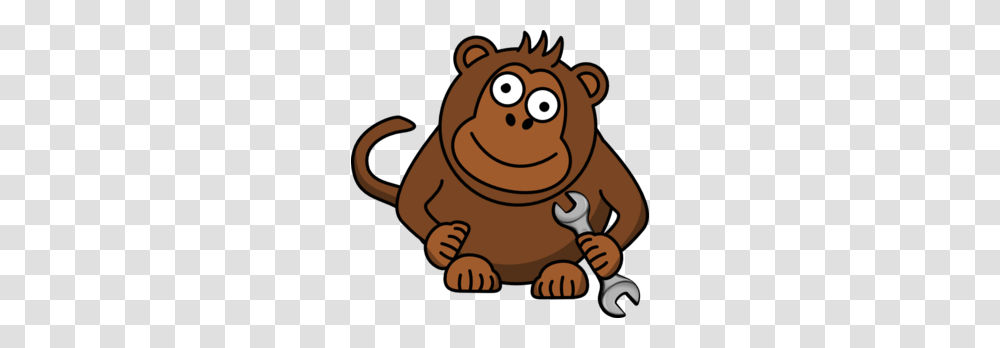 Monkey Wrench Clip Art, Animal, Mammal, Wildlife, Outdoors Transparent Png