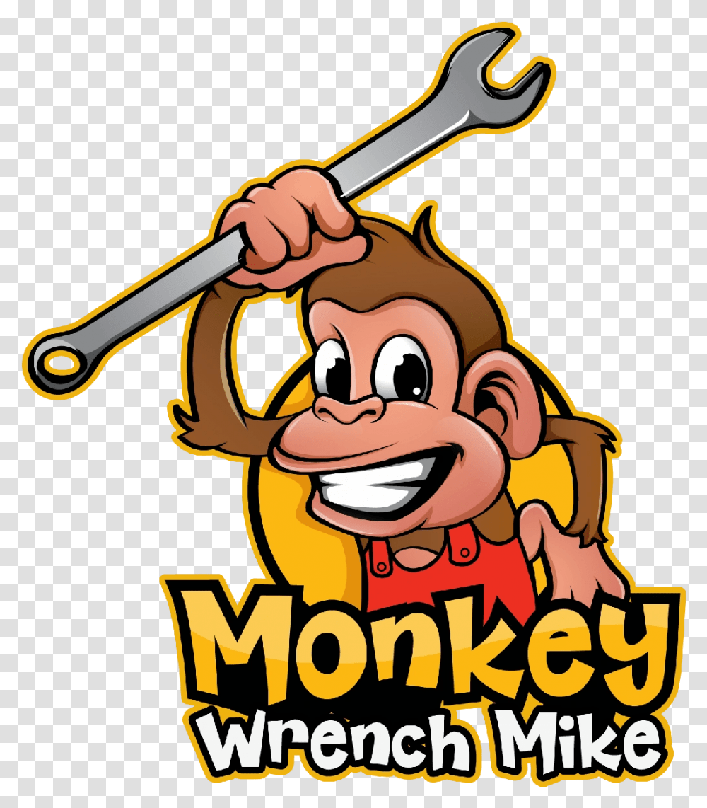 Monkey Wrench Mike Monkey With Wrench Logo, Juggling, Pirate, Performer Transparent Png