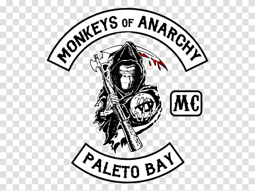 Monkeys Of Anarchy Mc Logos Monkeys Of Anarchy, Person, Human, Poster, Advertisement Transparent Png