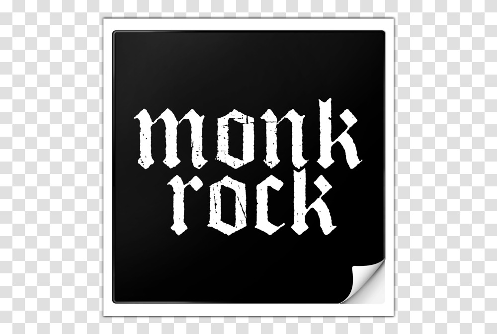 Monkrock Grunge Logo StickerClass Elimination Reaction, Handwriting, Alphabet, Calligraphy Transparent Png