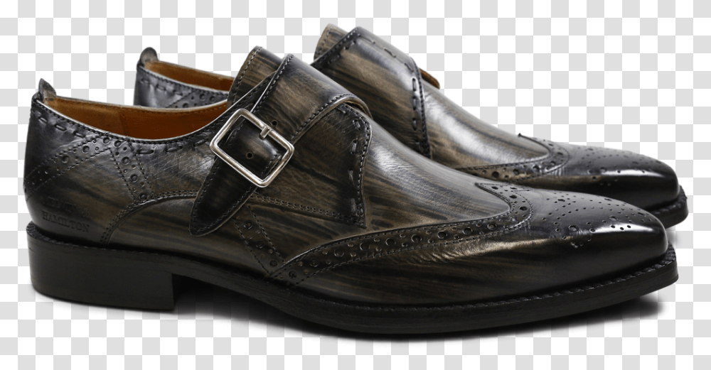 Monks Nicolas 2 Grey Shade Amp Lines Black Hrs Slip On Shoe, Apparel, Footwear, Buckle Transparent Png