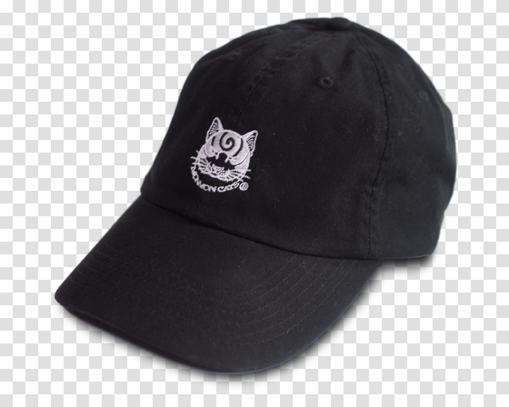 Monmon Black Dad Hat Monmon Cats Baseball Cap, Apparel Transparent Png