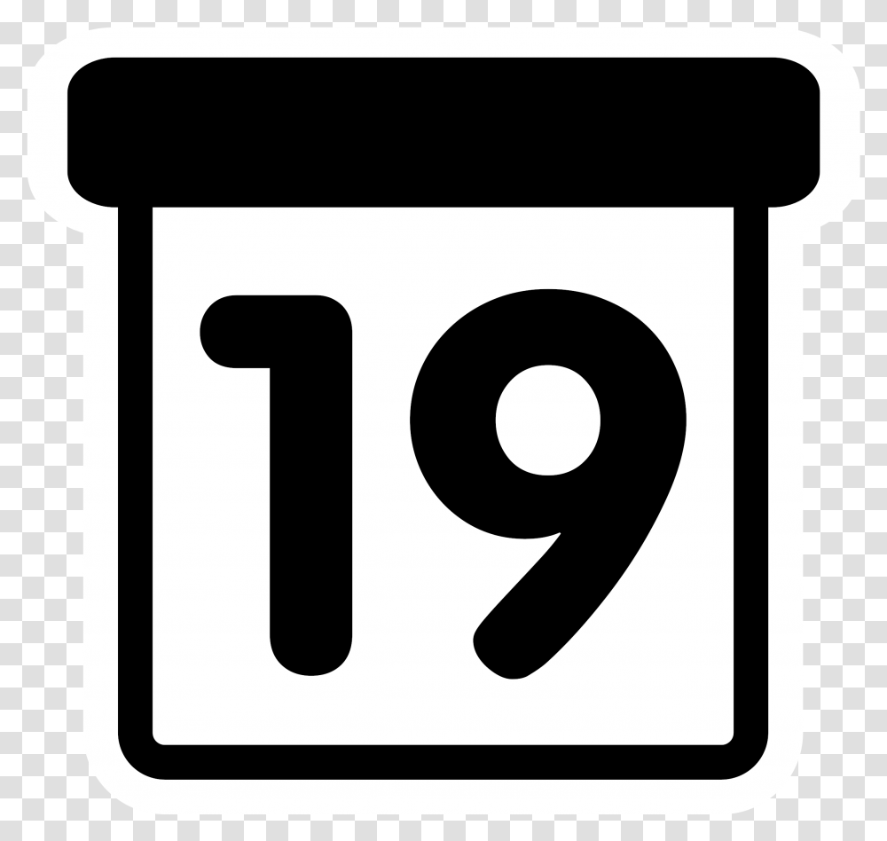 Mono Date Clip Arts Sign, Number, Calendar Transparent Png