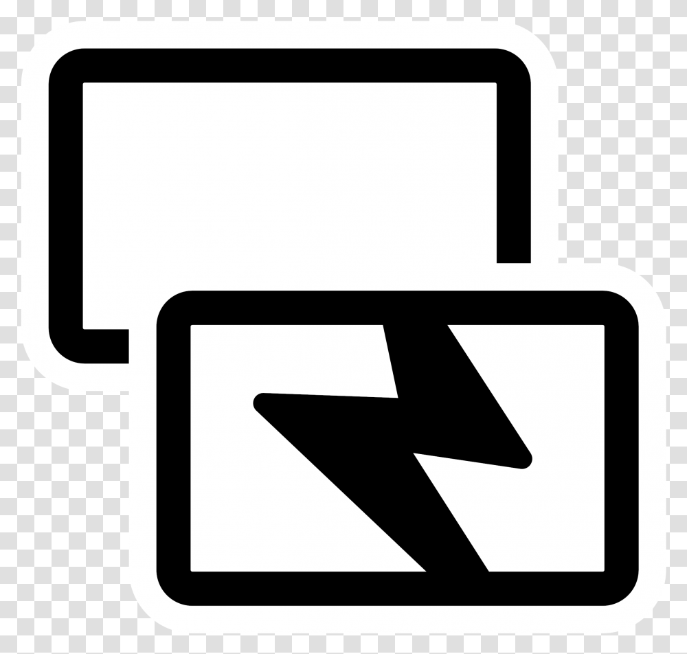 Mono Flash Clip Arts Sign, Recycling Symbol, Electronics Transparent Png
