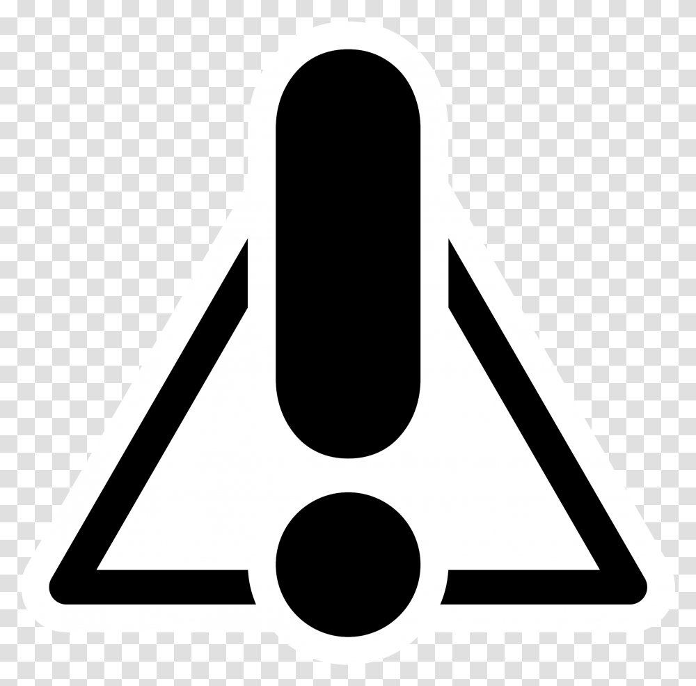 Mono Warning Clip Arts Black Warning Icon, Triangle, Hammer, Tool Transparent Png
