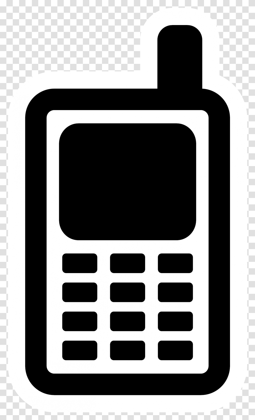 Mono Yahoo Mobile Clip Arts Mobile Telephone Icon, Electronics, Mobile Phone, Cell Phone, Calculator Transparent Png