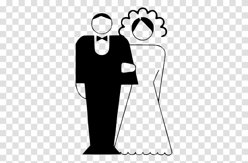 Monochrome Clipart Wedding, Stencil, Hand, Silhouette, Performer Transparent Png