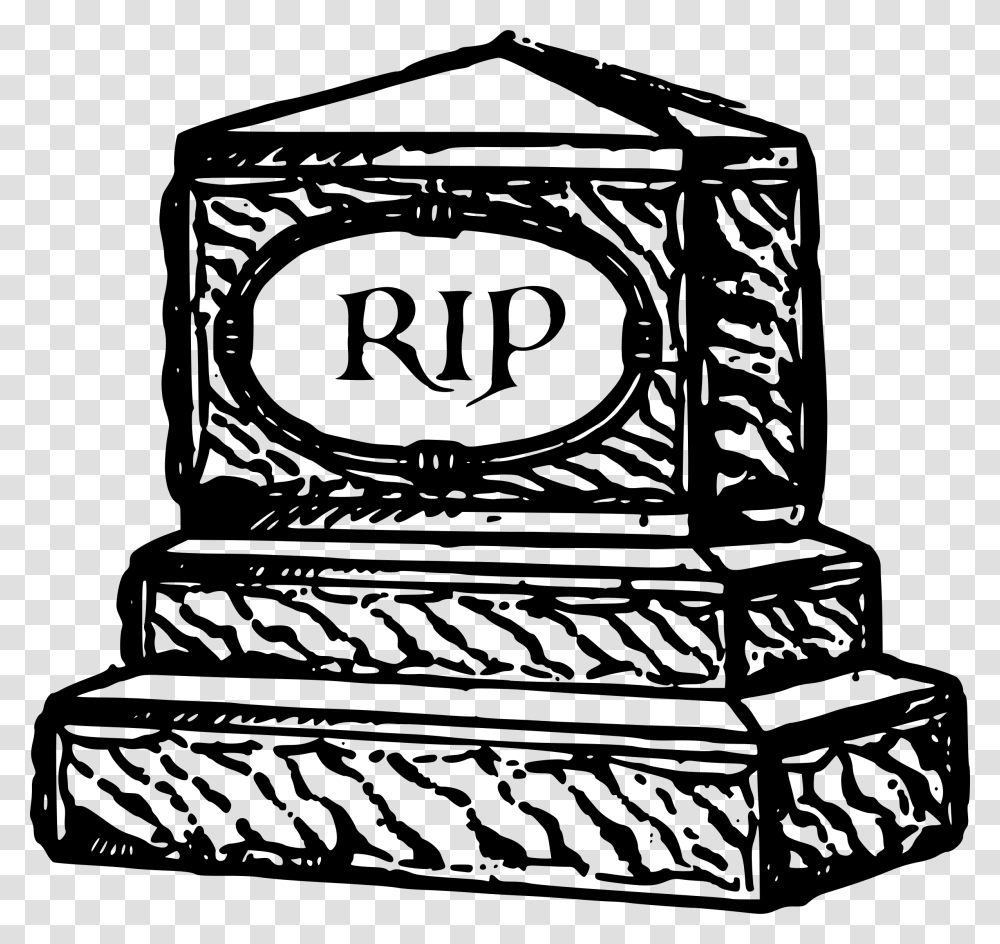 Monochrome Funeral Grave Clip Art, Gray, World Of Warcraft Transparent Png