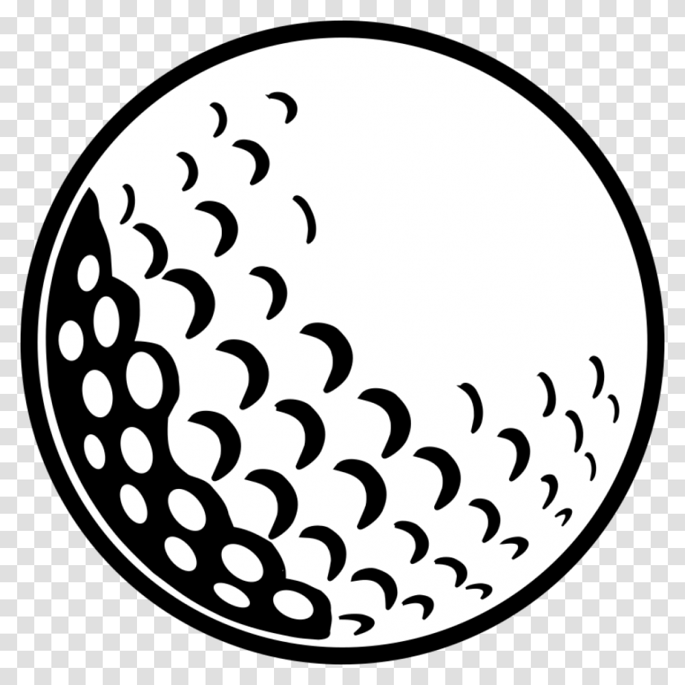 Monochrome Photography Tree Clipart Svg Golf Ball Vector, Sport, Sports Transparent Png