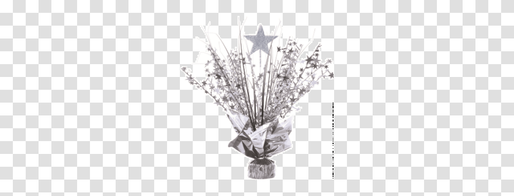 Monochrome, Plant, Flower, Blossom, Chandelier Transparent Png