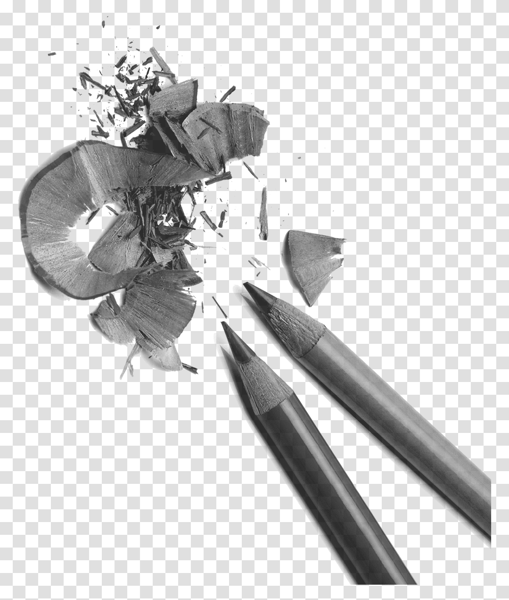 Monochrome, Plant, Weapon, Flower, Arrow Transparent Png