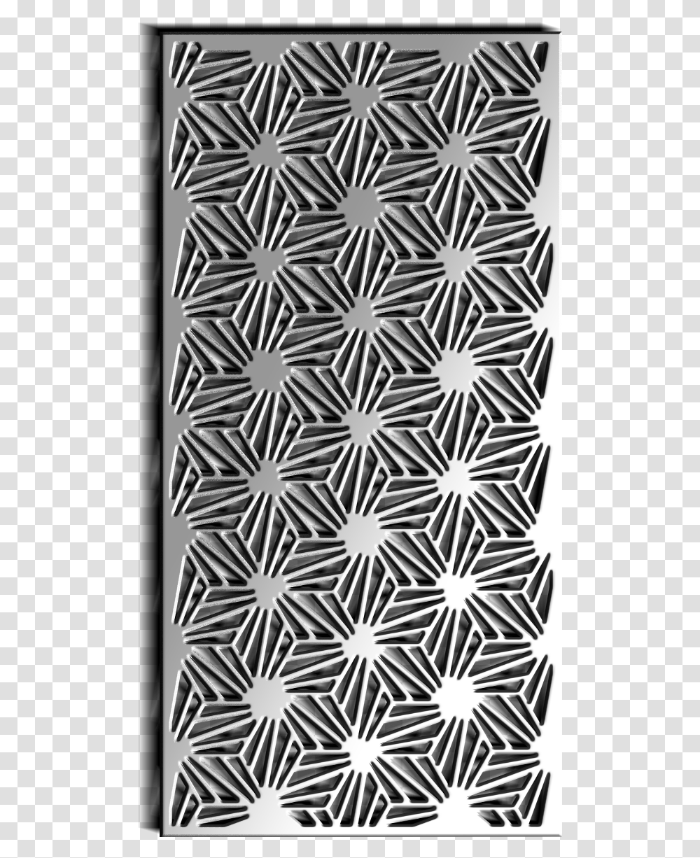 Monochrome, Rug, Pattern, Stencil, Snowflake Transparent Png
