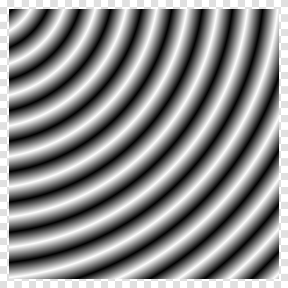 Monochrome, Spiral, Coil Transparent Png