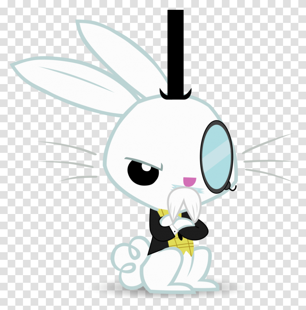 Monocle Clipart Real Mr Herriman Foster's Home For Imaginary Friends, Animal, Mammal, Rabbit, Rodent Transparent Png