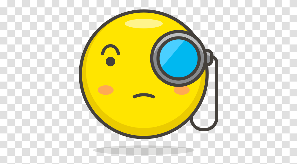 Monocle Free Icon Of 780 Vector Emoji Icon, Light, Nuclear Transparent Png