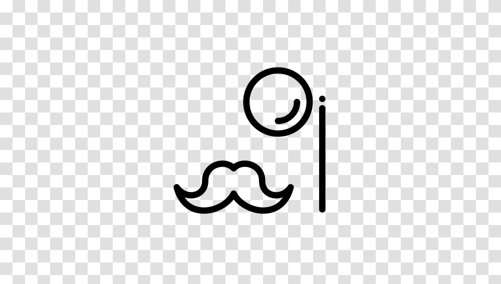 Monocle Mustache Streamline Monocle Moustache Icon With, Gray, World Of Warcraft Transparent Png