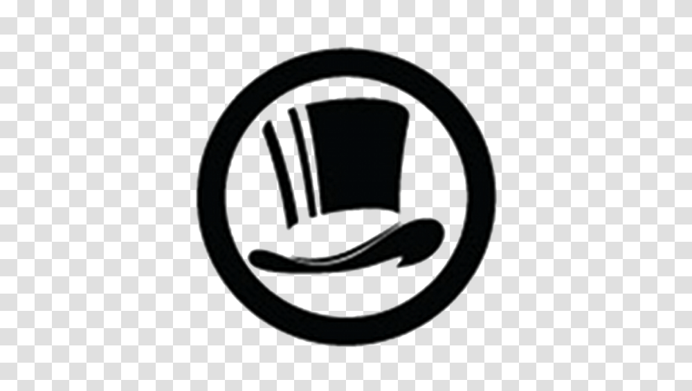 Monocle Top Hat Download Image, Logo, Trademark, Emblem Transparent Png