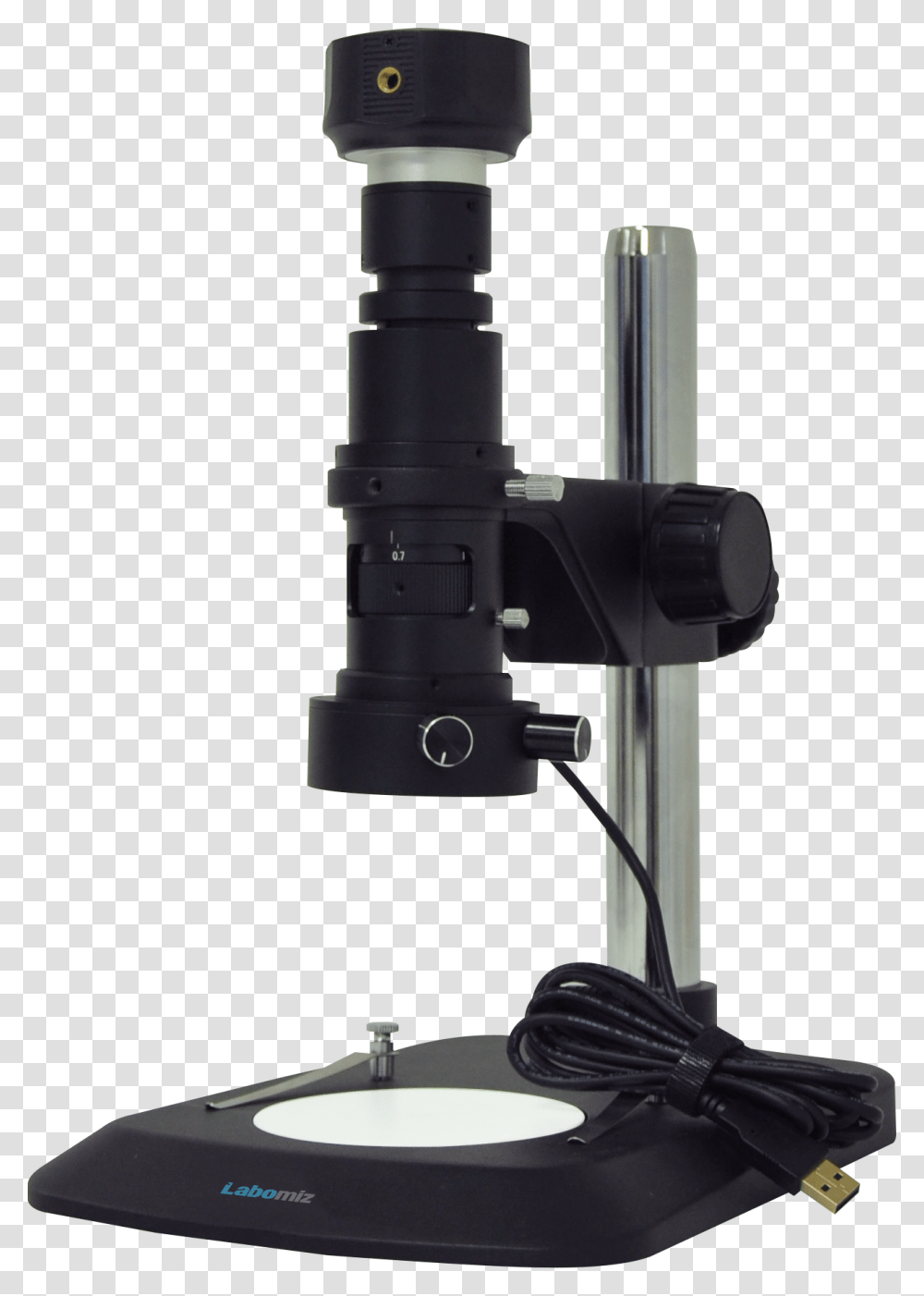 Monocular Zoom Microscope Mmzm 3a Digital Camera, Tripod, Binoculars, Projector, Adapter Transparent Png