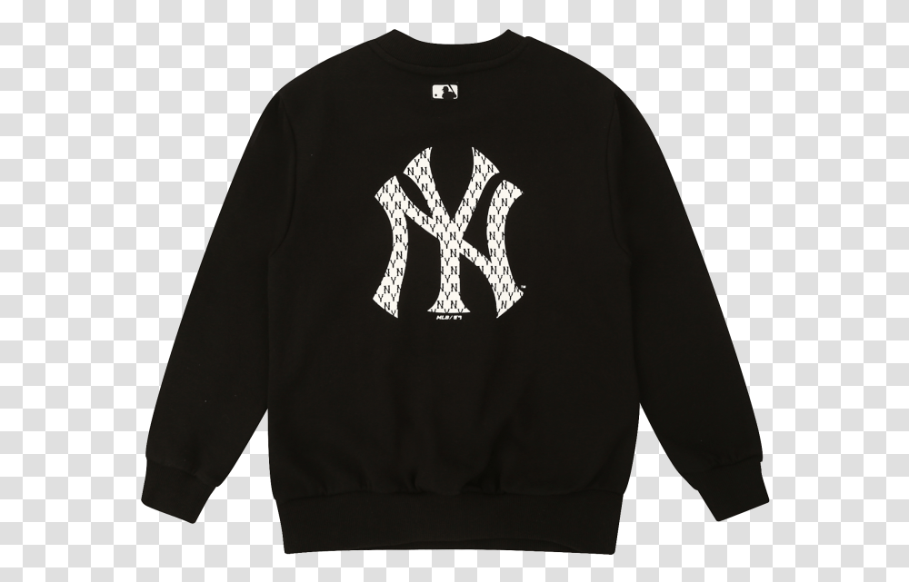 Monogram Back Big Logo Sweatshirt New York Yankees Long Sleeve, Clothing, Apparel, Sweater, Hoodie Transparent Png