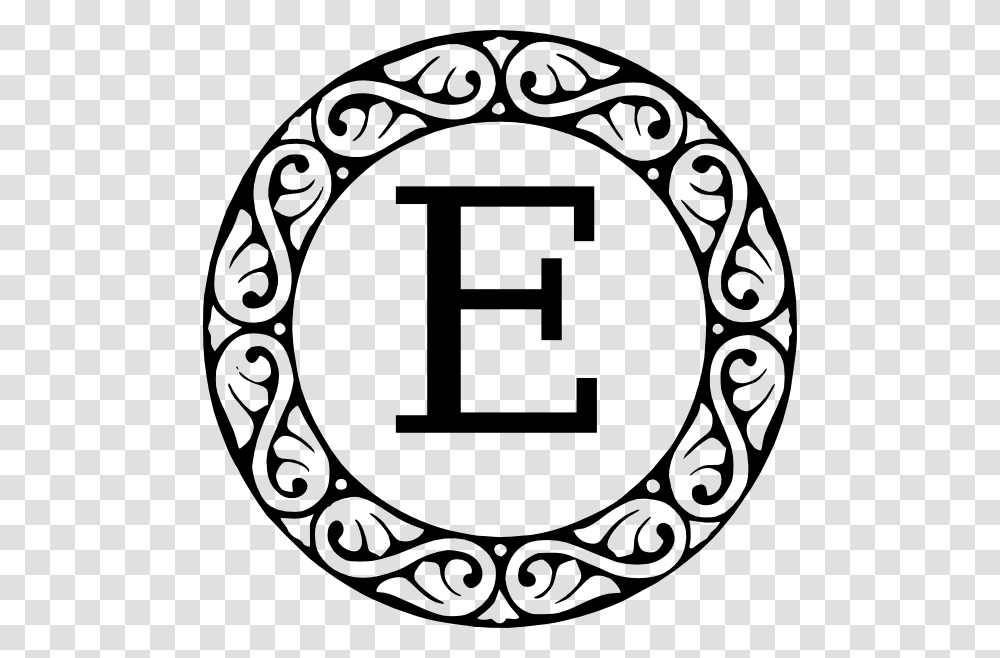 Monogram Letter E Clip Arts Download, Number, Stencil Transparent Png