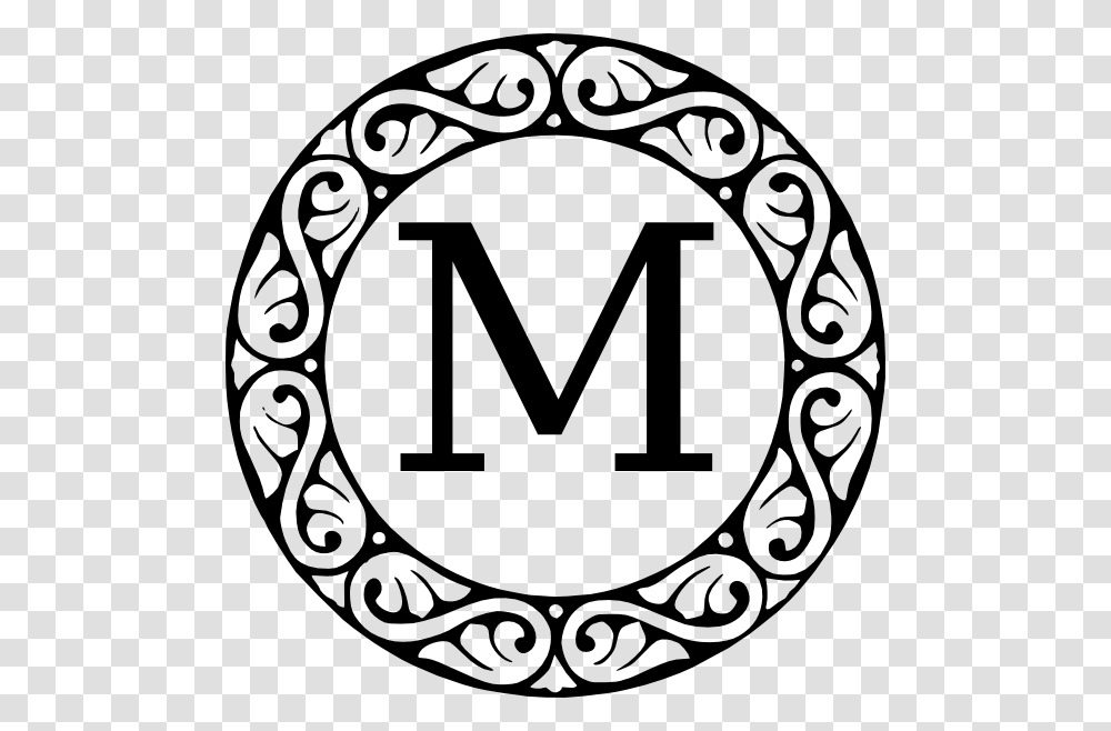 Monogram Letter M Clip Art, Stencil, Logo, Trademark Transparent Png