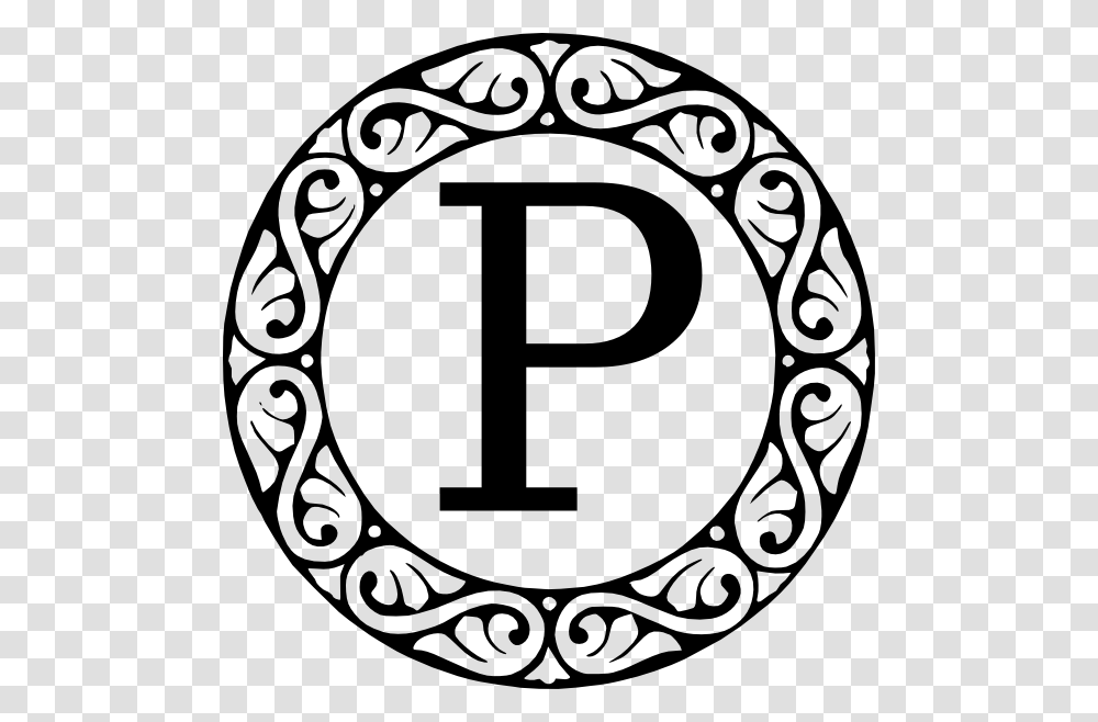 Monogram Letter P Clip Art, Number, Gate Transparent Png