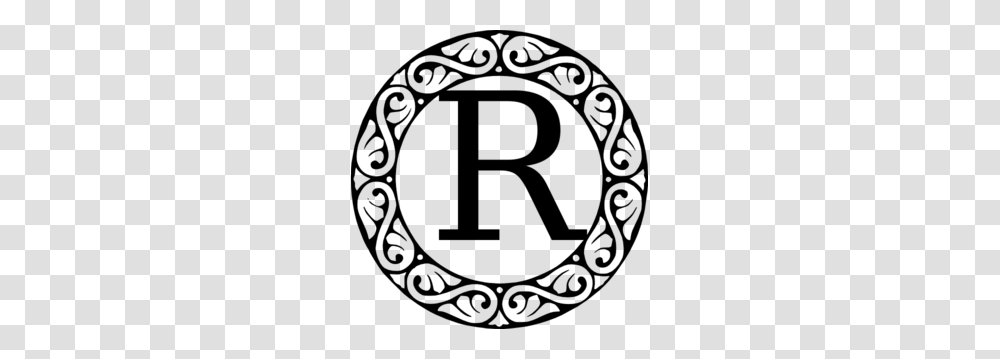 Monogram Letter R Clip Art, Gray, World Of Warcraft Transparent Png