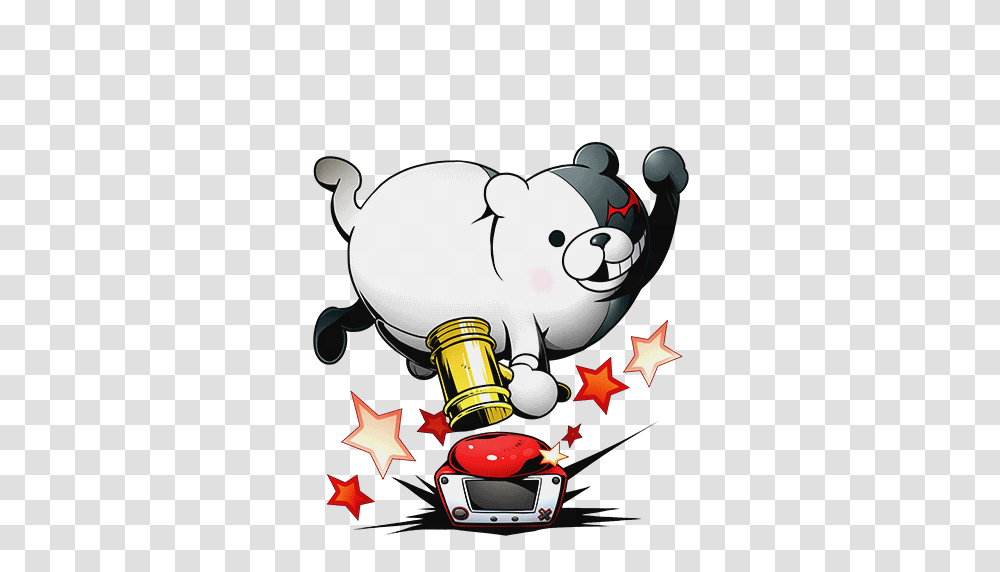 Monokuma, Weapon, Weaponry, Tin Transparent Png