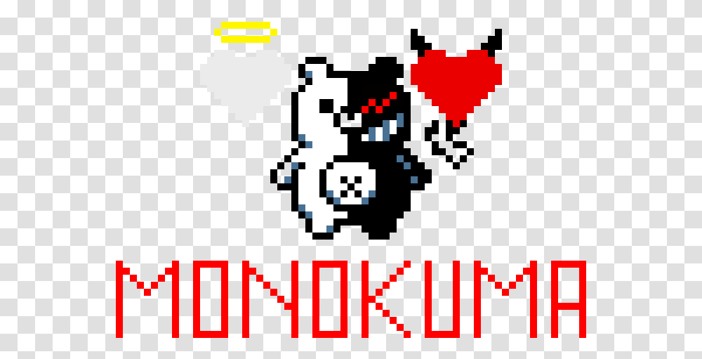 Monokuma En Pixel, QR Code, Poster, Advertisement Transparent Png