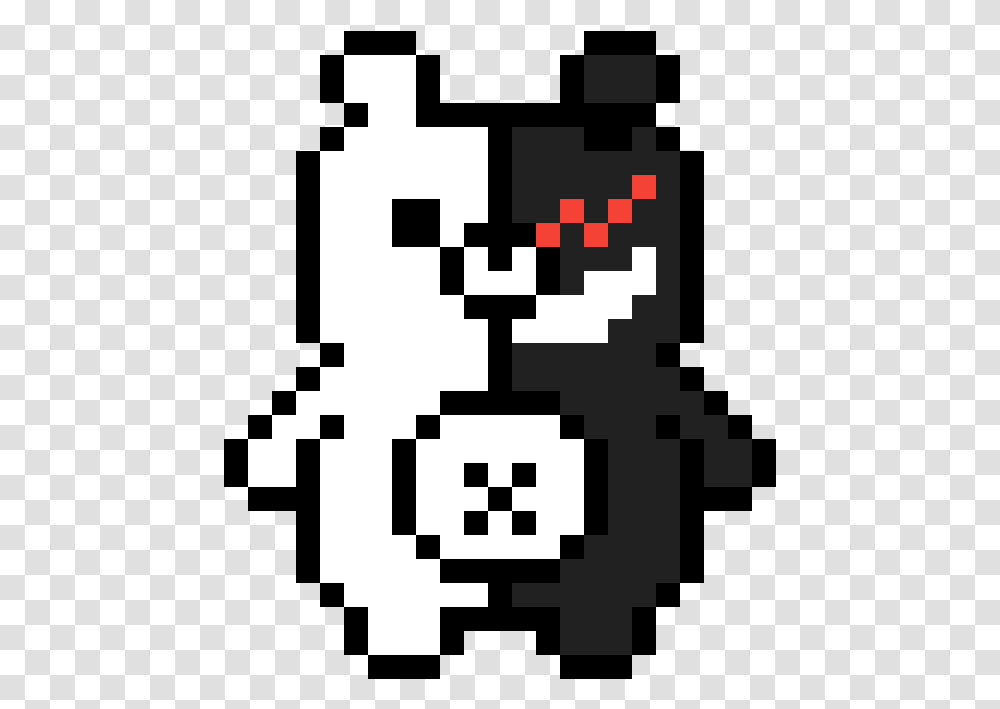 Monokuma, Rug, Stencil, QR Code Transparent Png