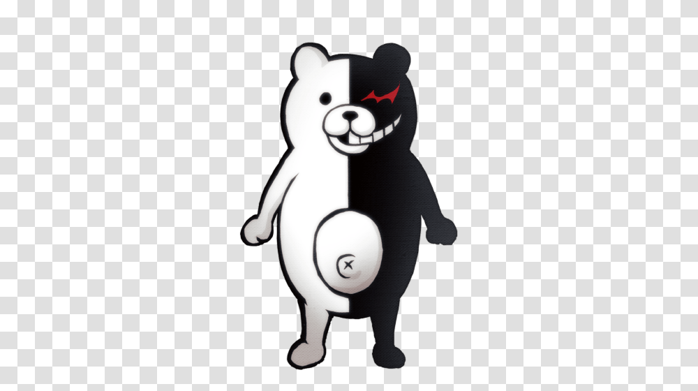 Monokuma, Wildlife, Animal, Mammal, Toy Transparent Png