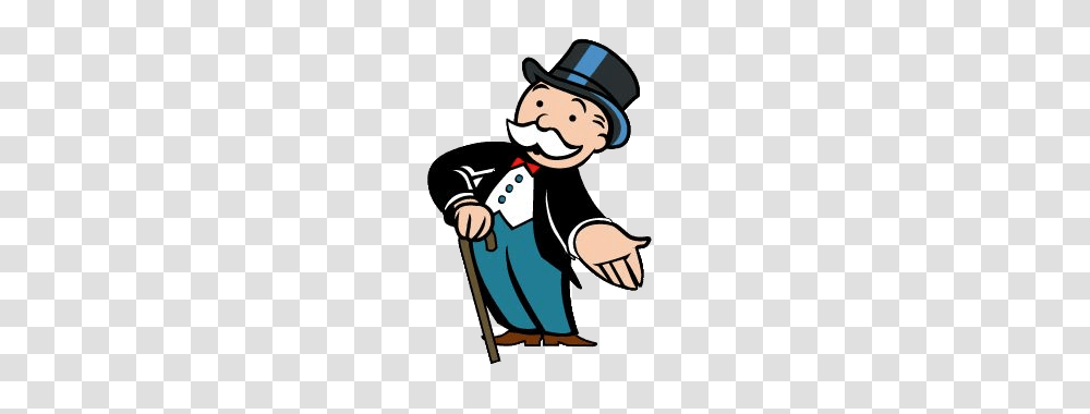 Monopoly Banker Old Version, Performer, Magician, Clown Transparent Png