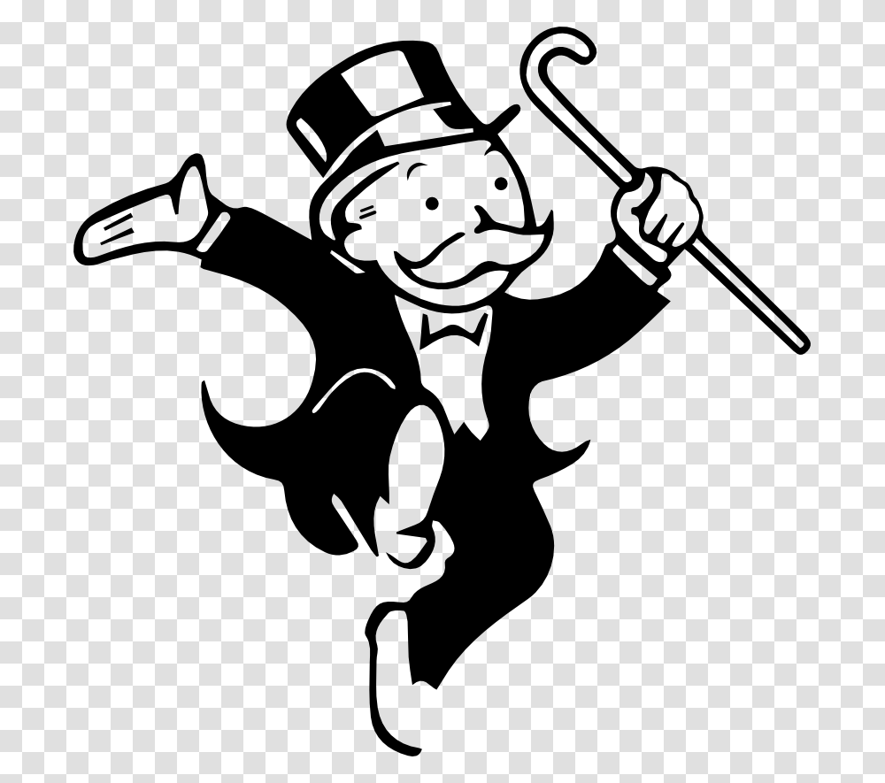 Monopoly Guy, Stencil, Performer, Magician Transparent Png