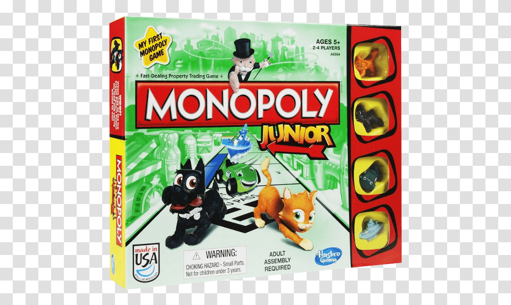 Monopoly Junior Rules 2018, Person, Toy, Advertisement, Poster Transparent Png