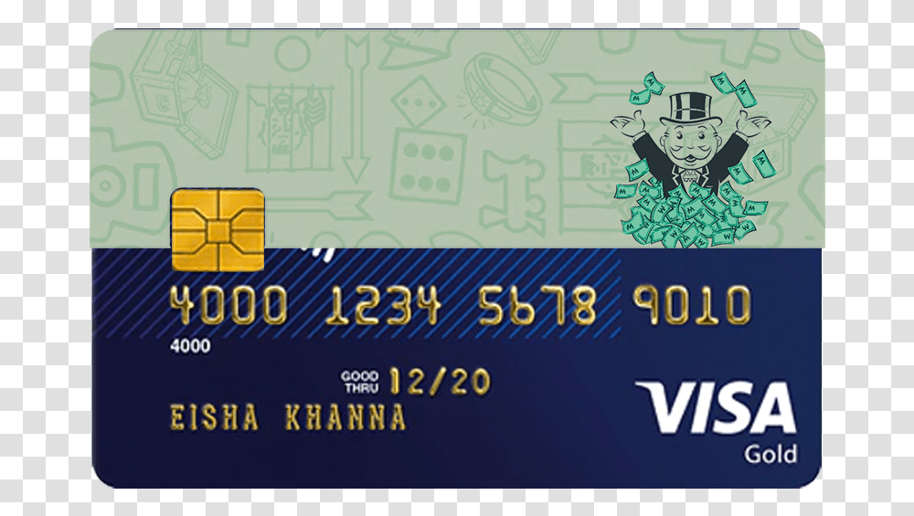 Monopoly Money Splash Credit And Debit Card Sticker Visa Card, Credit Card, Person, Human Transparent Png