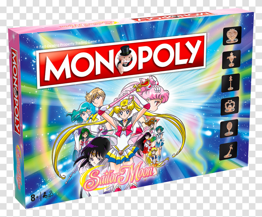 Monopoly Sailor Moon, Person, Poster, Advertisement Transparent Png