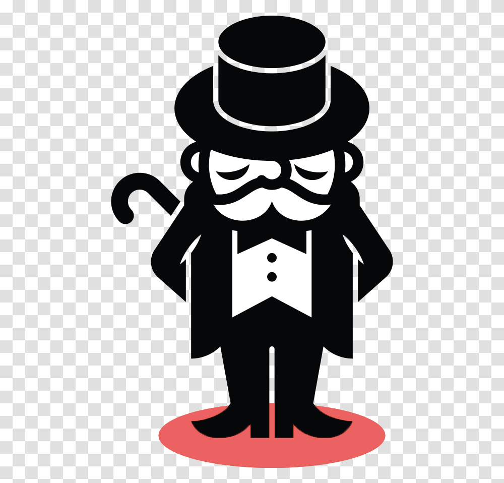 Monopoly Symbol, Stencil, Face, Portrait, Photography Transparent Png