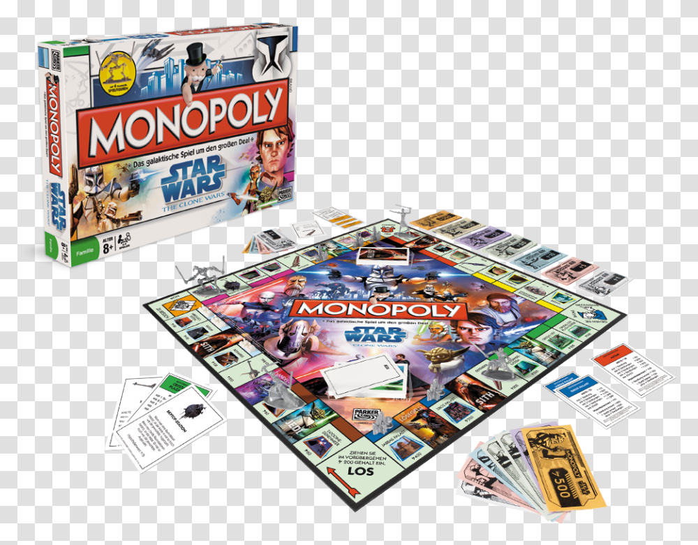 Monopoly The Clone Wars, Person, Human, Game, Flyer Transparent Png