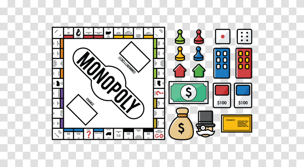 Monopoly Vectors, Word, Number Transparent Png