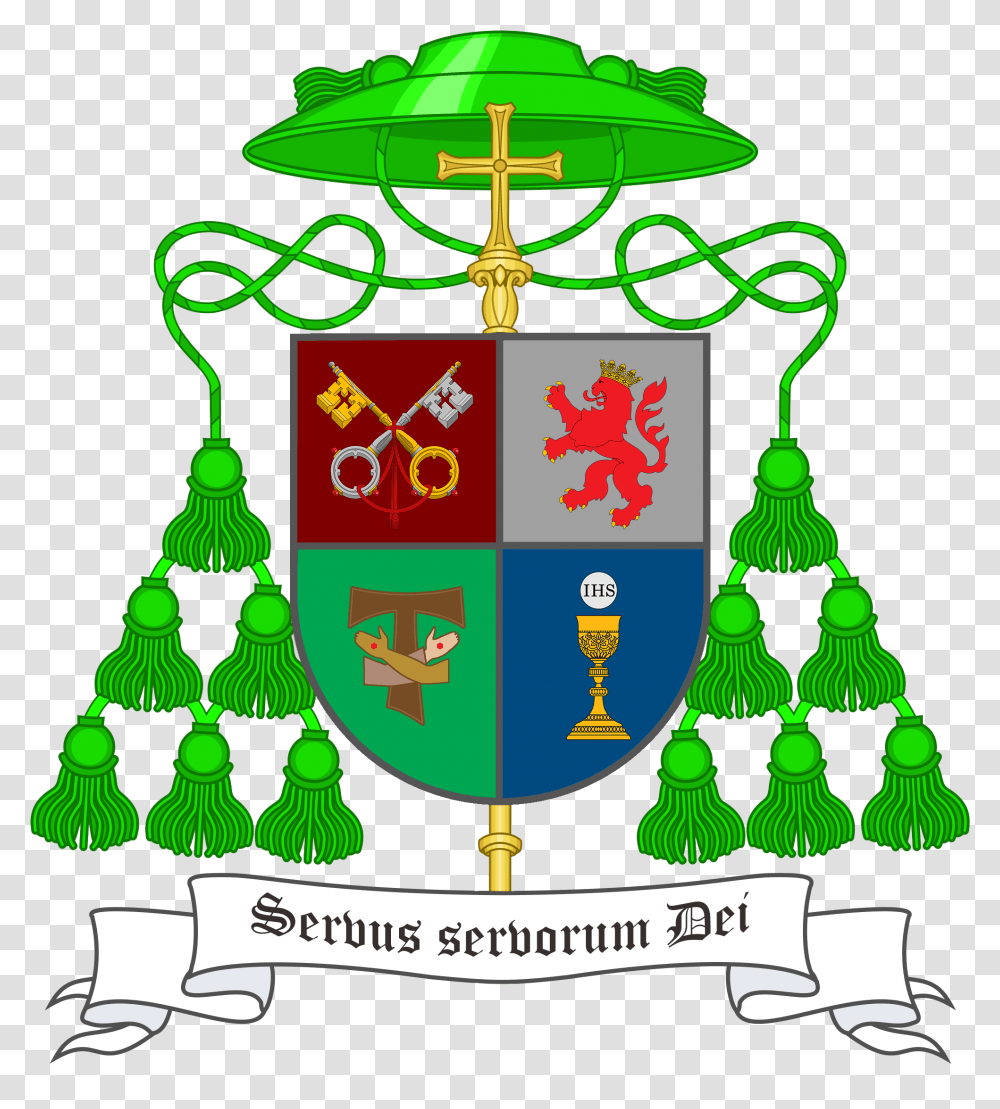 Monsignor Coat Of Arms, Tree, Plant, Ornament, Chandelier Transparent Png