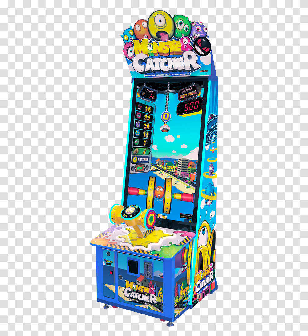 Monster Catcher Arcade Game, Arcade Game Machine, Toy, Gambling Transparent Png