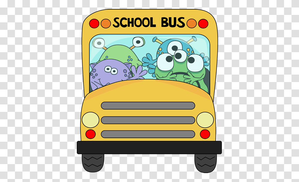 Monster Clip Art, Bus, Vehicle, Transportation, School Bus Transparent Png